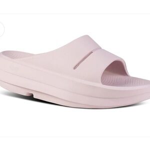 OOFOS Women's Pink OOmega Ooahh Slide Sandals Size 8